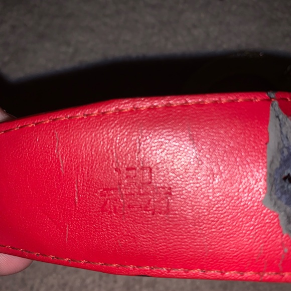 Red Ferragamo belt Men’s - Picture 2 of 4